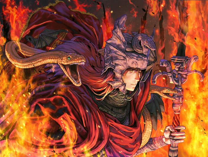 Fanart Poster (Elden Ring; Messmer)