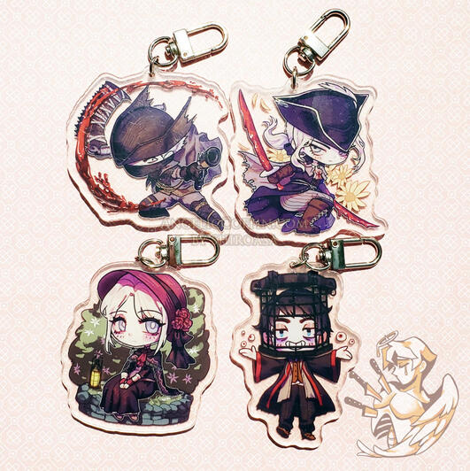 Fanart Keychains (Bloodborne)