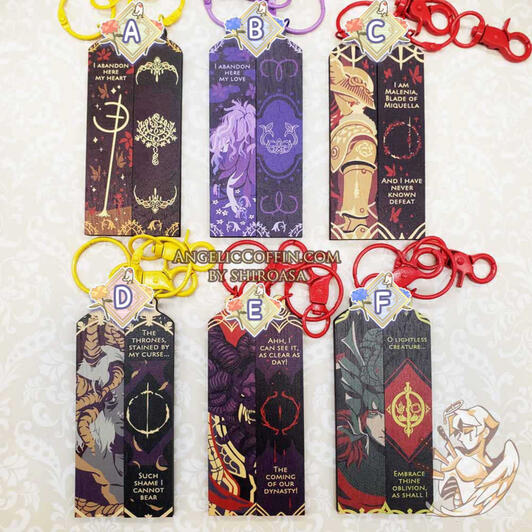 Fanart Keychains (Elden Ring)