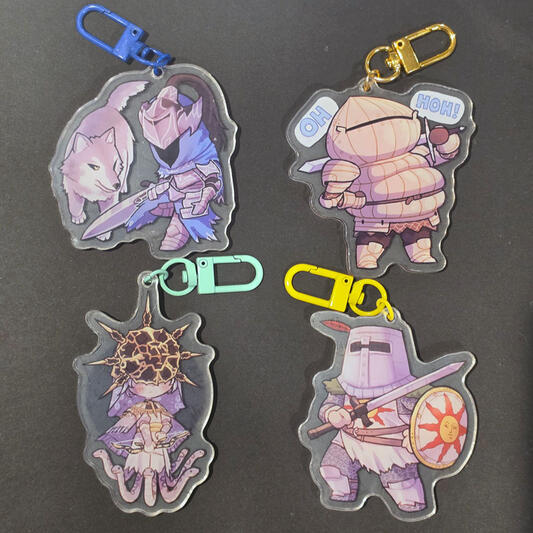 Fanart Keychains (Dark Souls 1)