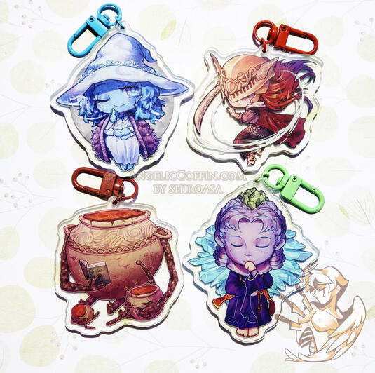 Fanart Keychains (Elden Ring)