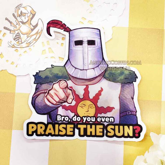 Fanart sticker (Dark Souls 1)